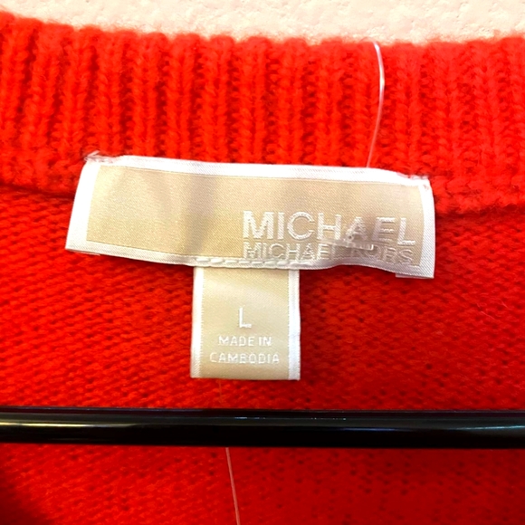 1/14/23 - *** NWT*** Michael Khors orange sweater - Picture 5 of 5